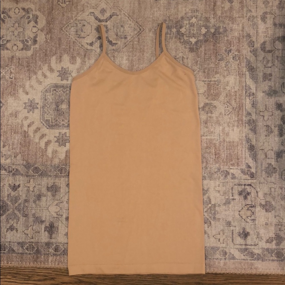 Nude colored tank top